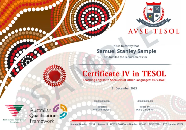tesol certificate