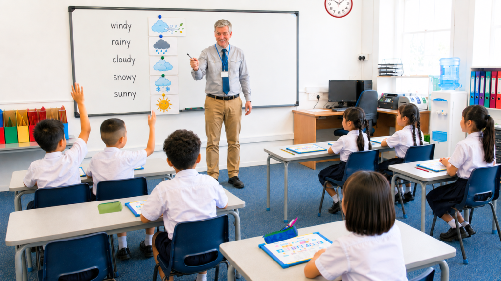 teaching in Cambodia